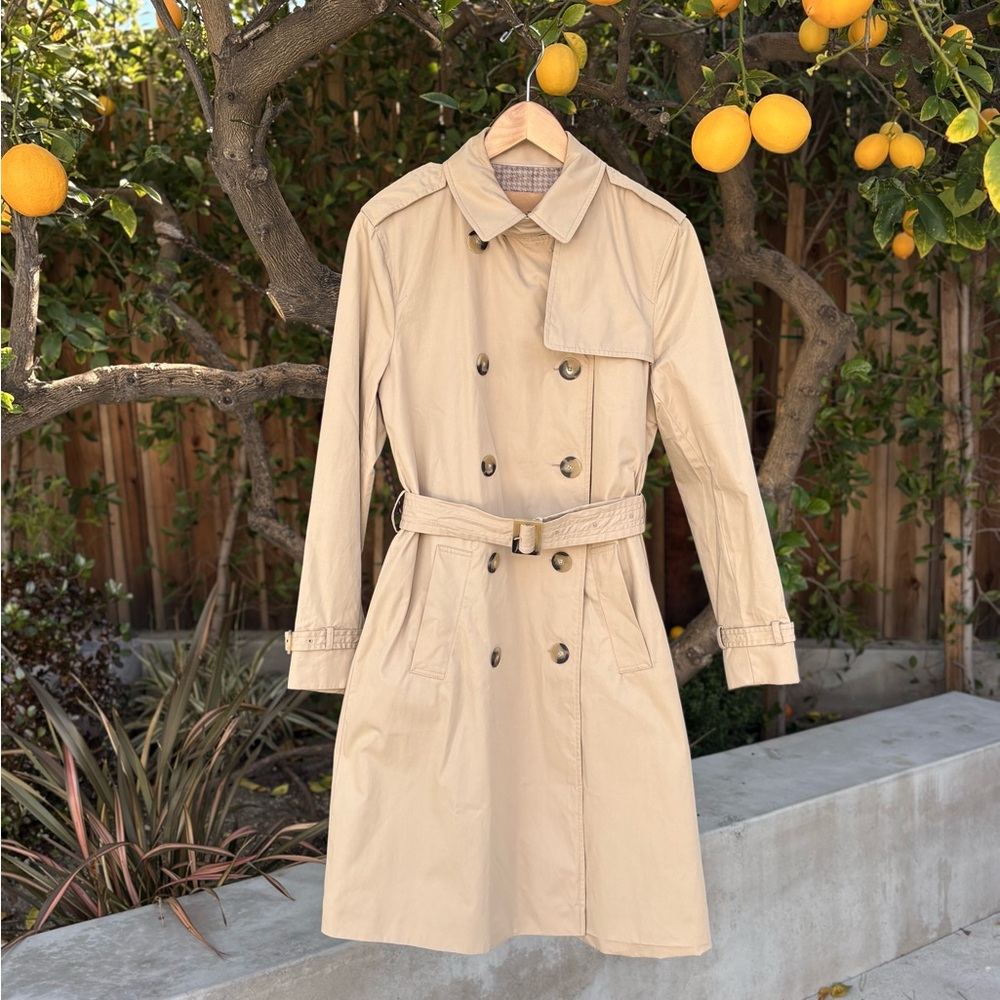 Massimo Dutti Beige Trench Coat